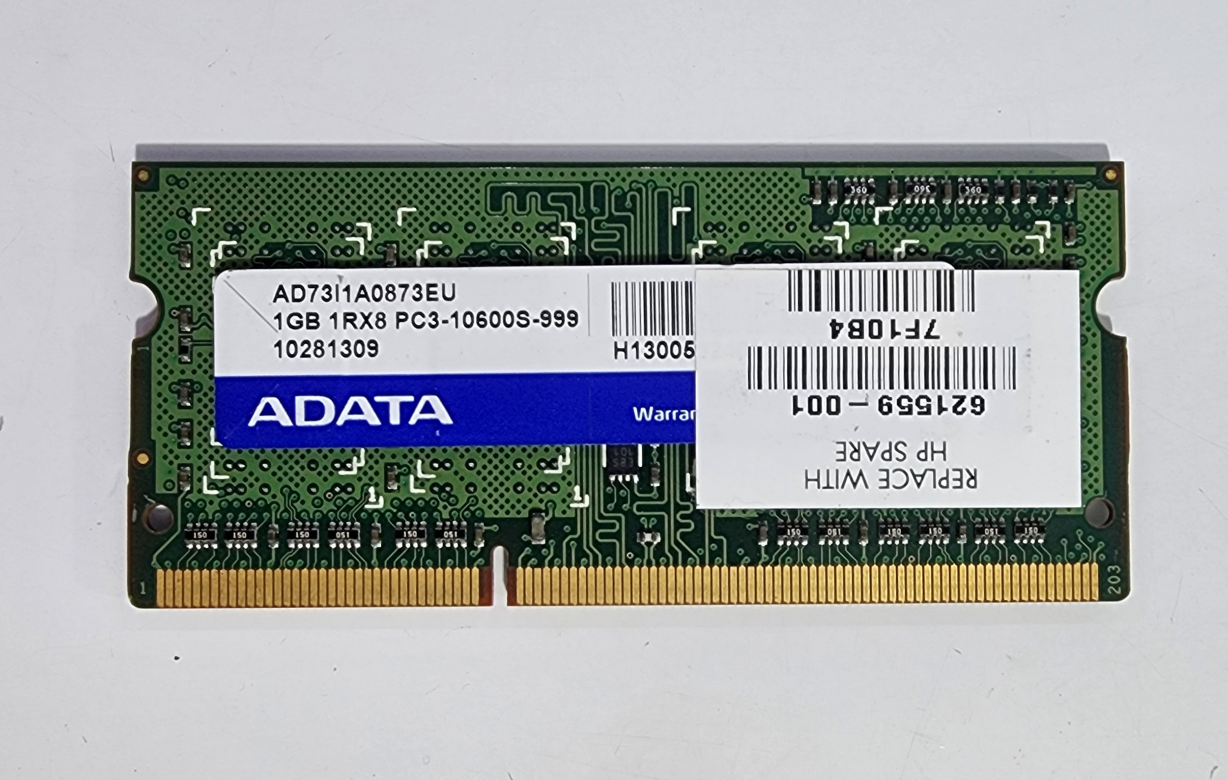MEMORIA RAM LAPTOP DDR3 1GB PC3-10600 USADO