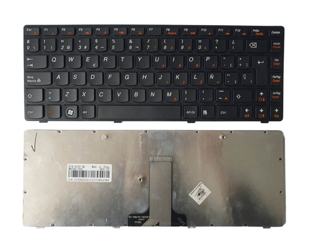 TECLADO PARA LENOVO G470 G475 B470 V470 - ORIGINAL - ESPAÑOL - NUEVO