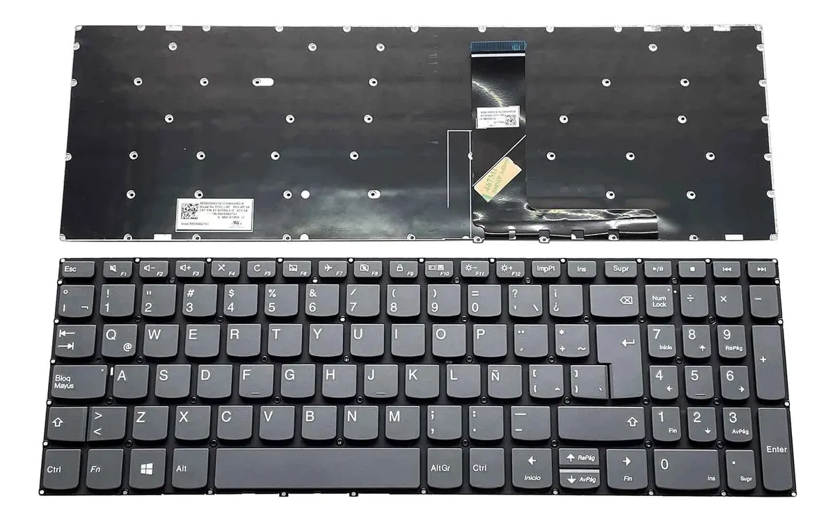 TECLADO PARA LENOVO 330S-15ARR 330S-15AST 330S-15IKB 720S-15IKB V330-15IKB SIN BOTON POWER