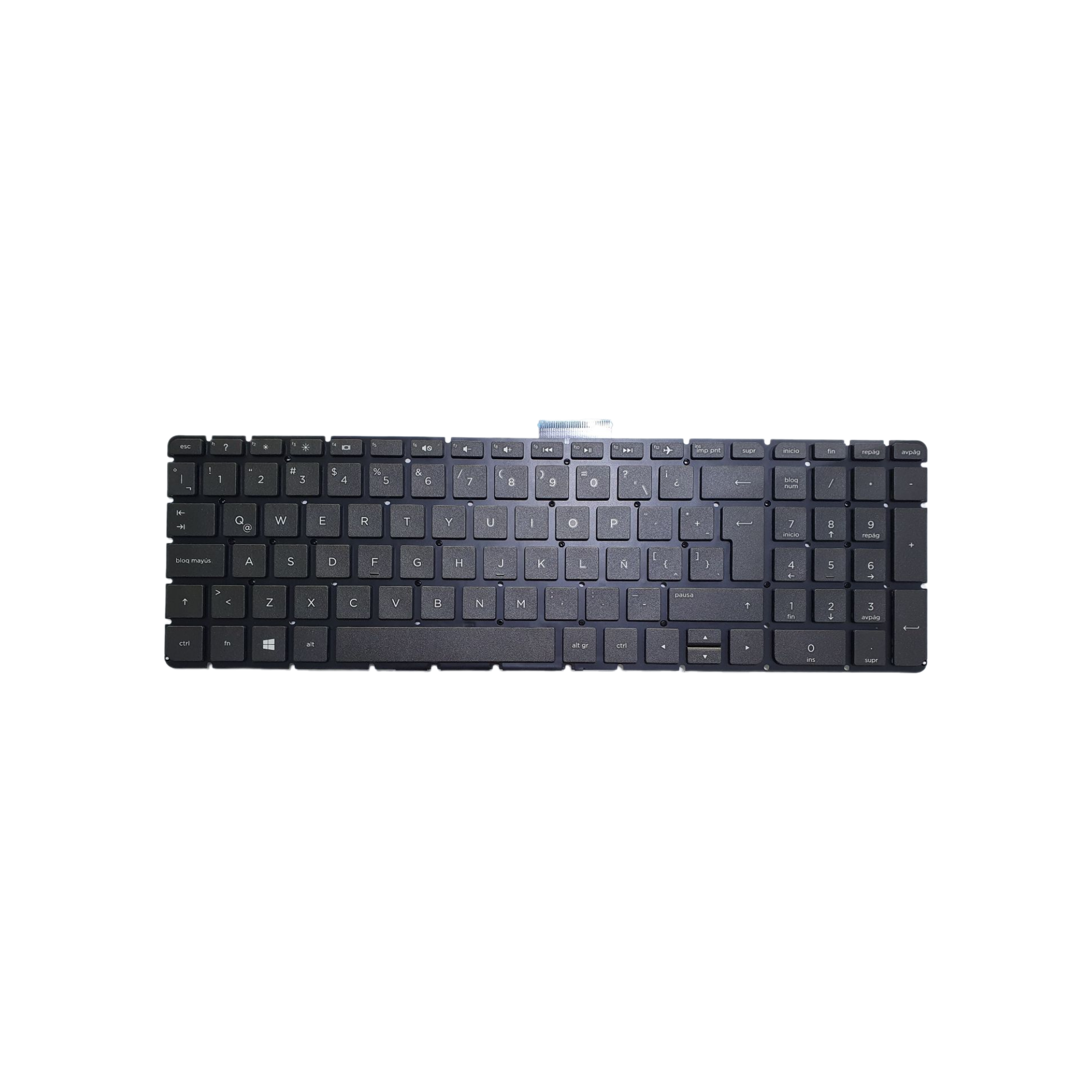 TECLADO DE LAPTOP HP 15-BS 15-CW 15-AB 15-CC 15-CK 15-BR 15-B ORIGINAL SP