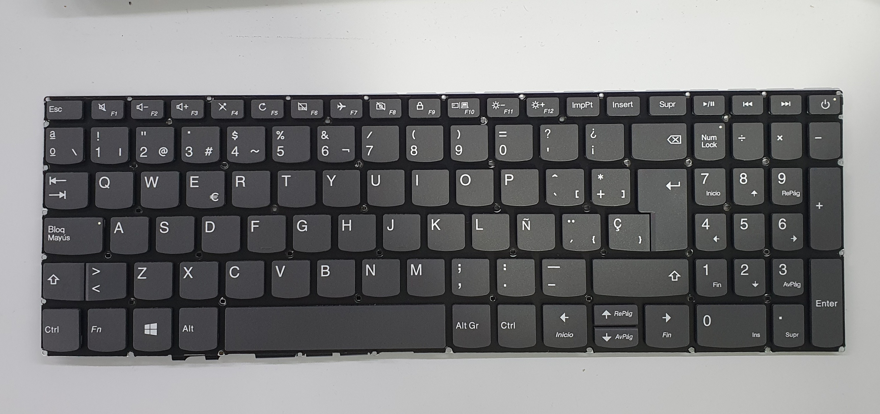 TECLADO PARA LENOVO 320-15IAP 320-15AST 320-15ABR 330-17IKB - C/POWER -SP