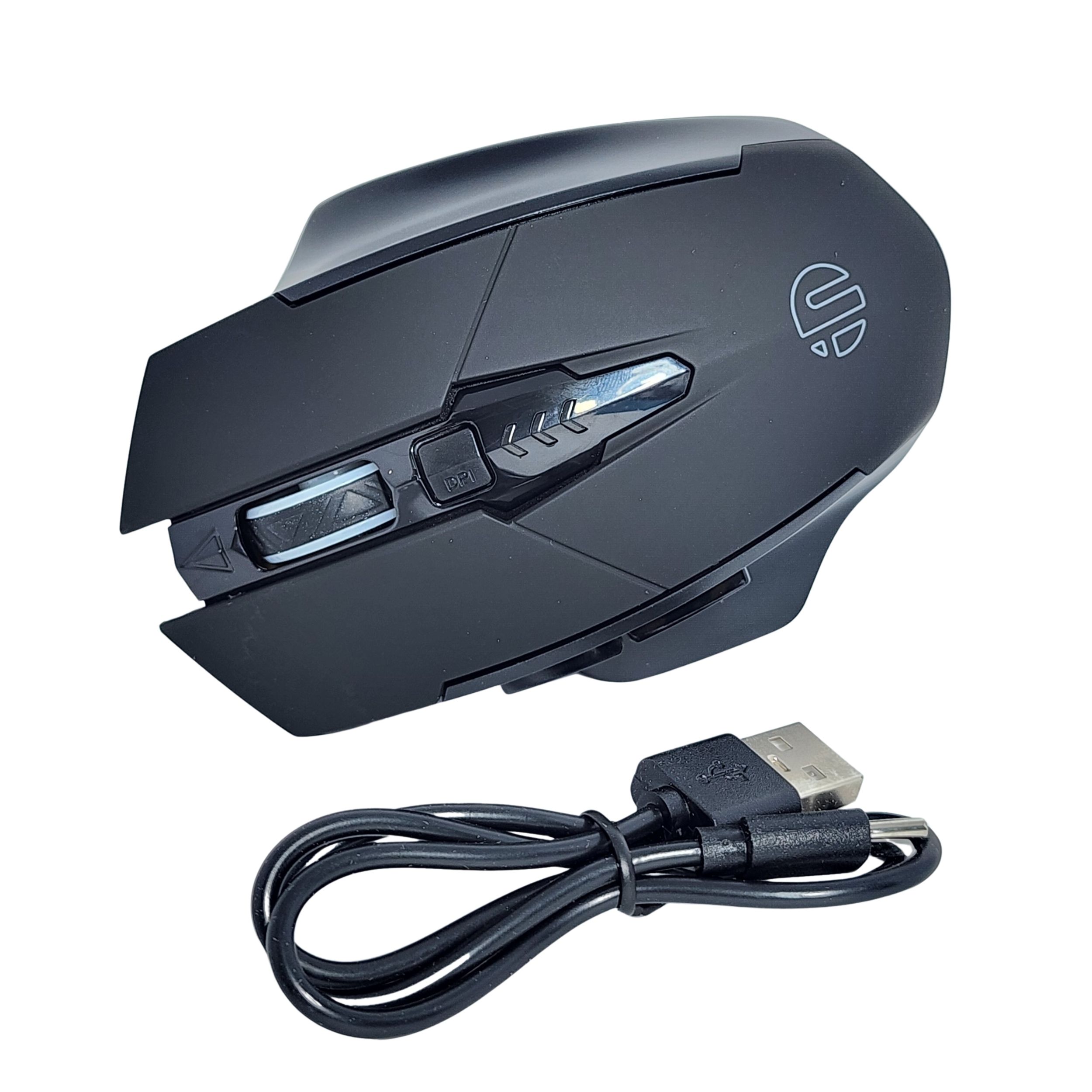 MOUSE INPHIC PM6 RECARGABLE COLOR NEGRO NUEVO