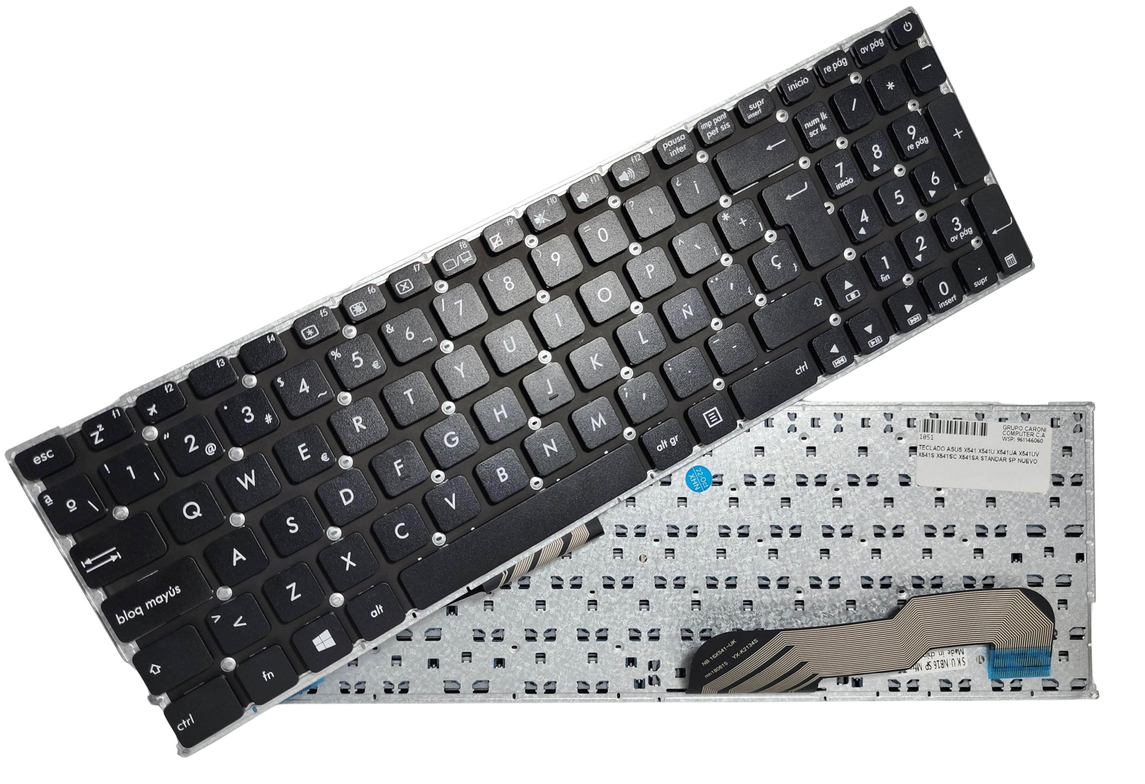 TECLADO PARA LAPTOP ASUS X541 X541S X541LA X541N X541L X541U 