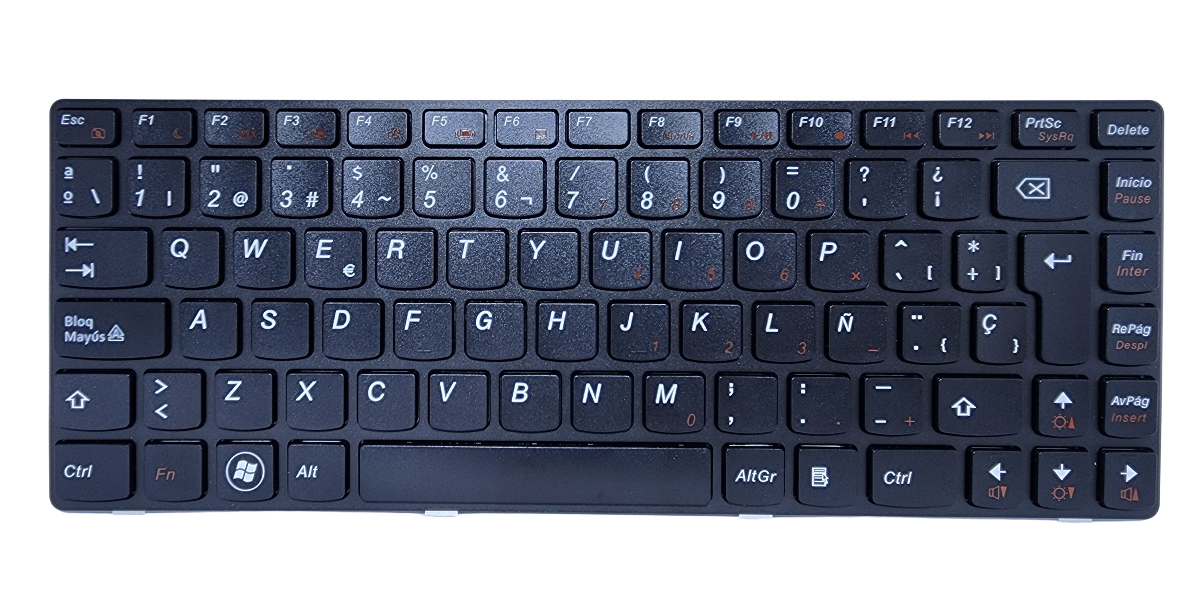 TECLADO PARA LENOVO G480 G485  Z380 Z385 Z480 Z485 G400 G405 G410 B480 B48 Z410 NUEVO EN ESPAÑOL