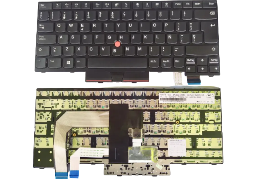 TECLADO LENOVO THINKPAD T470 T480 A475 A486 - ORIGINAL - SIN RETROILUMINACION - ESPAÑOL